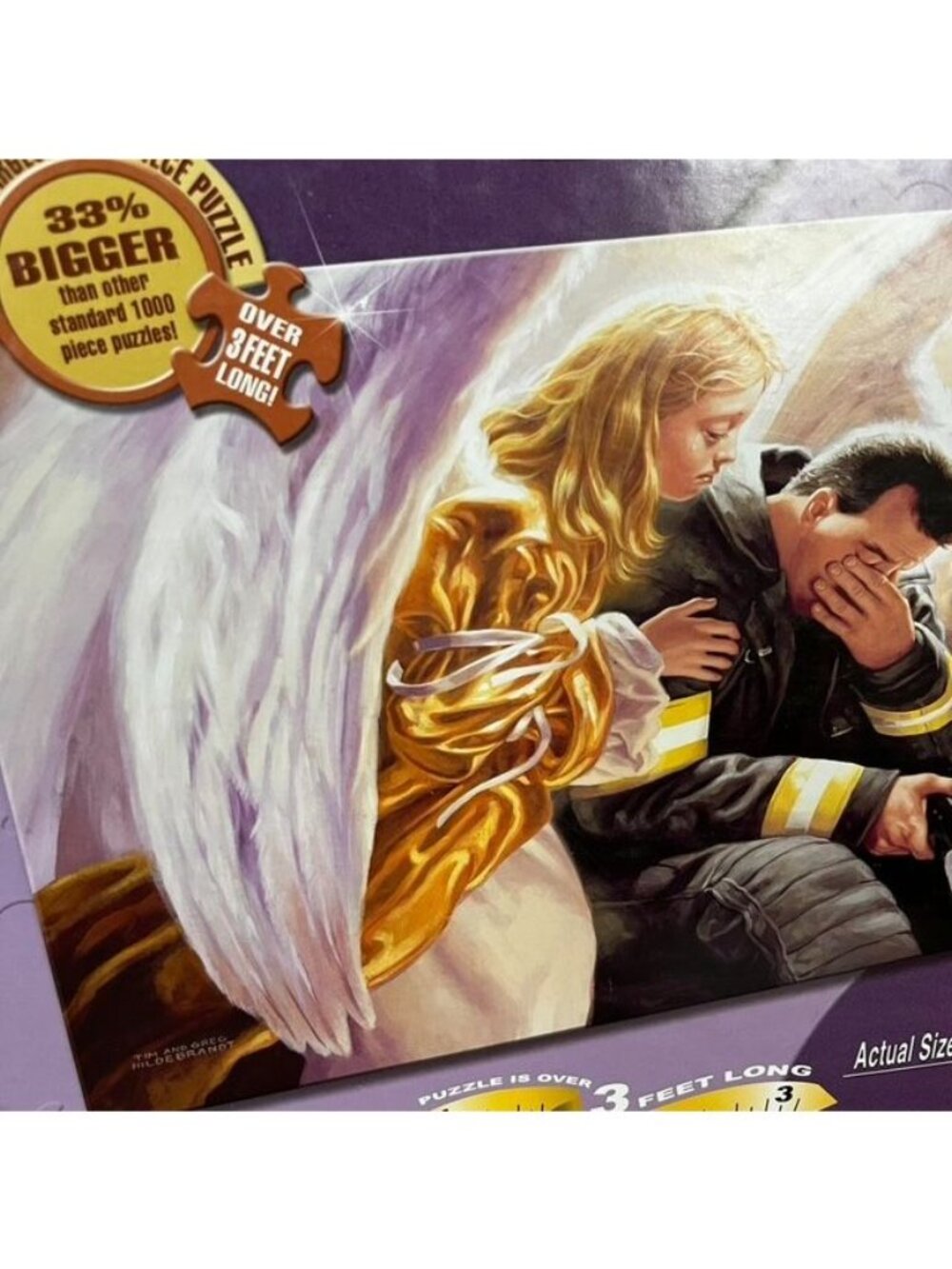 The Day The Angels Cried 1000 Piece Jumbo Jigsaw Puzzle *Incomplete* - Picture 2 of 4